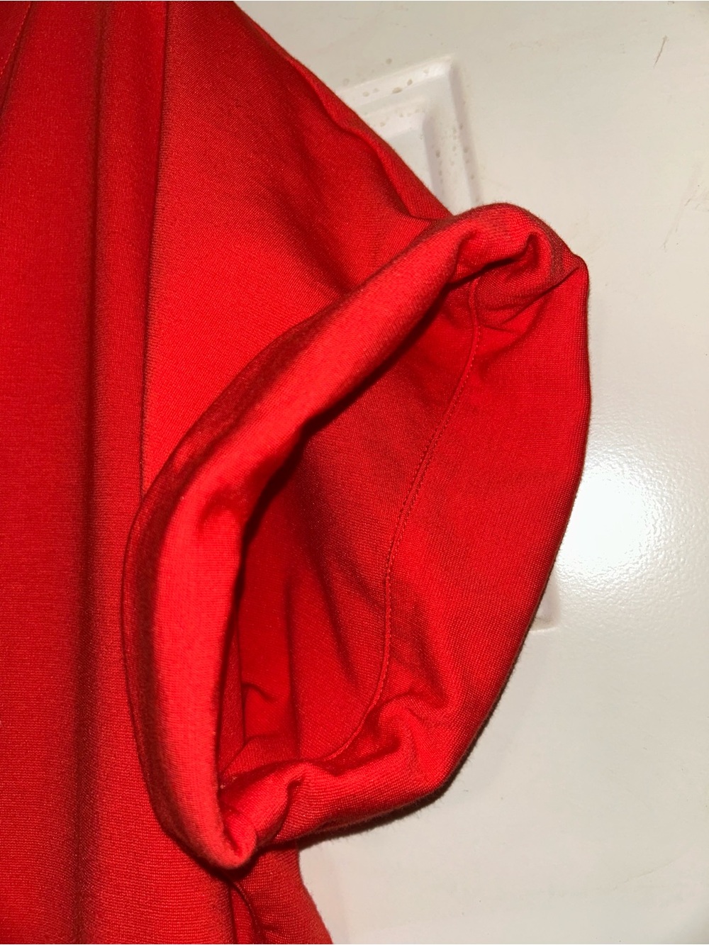 Tommy Bahama Women’s Veranda Drawstring Waist Dress Pockets Large Red Orange - Picture 5 of 7